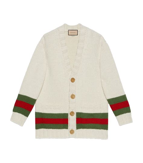 gucci cardigan white|Gucci inspired cardigan.